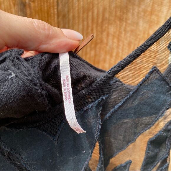 Free People Ginger Cutwork black top XS - Picture 11 of 13